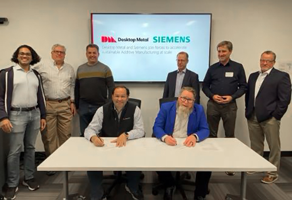 Siemens and Desktop Metal have partnered to advance the adoption of AM applications (Courtesy Desktop Metal)