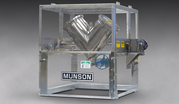 Munson Machinery has introduced the VB-1-S316 Vee Cone Blender (Courtesy Munson Machinery)