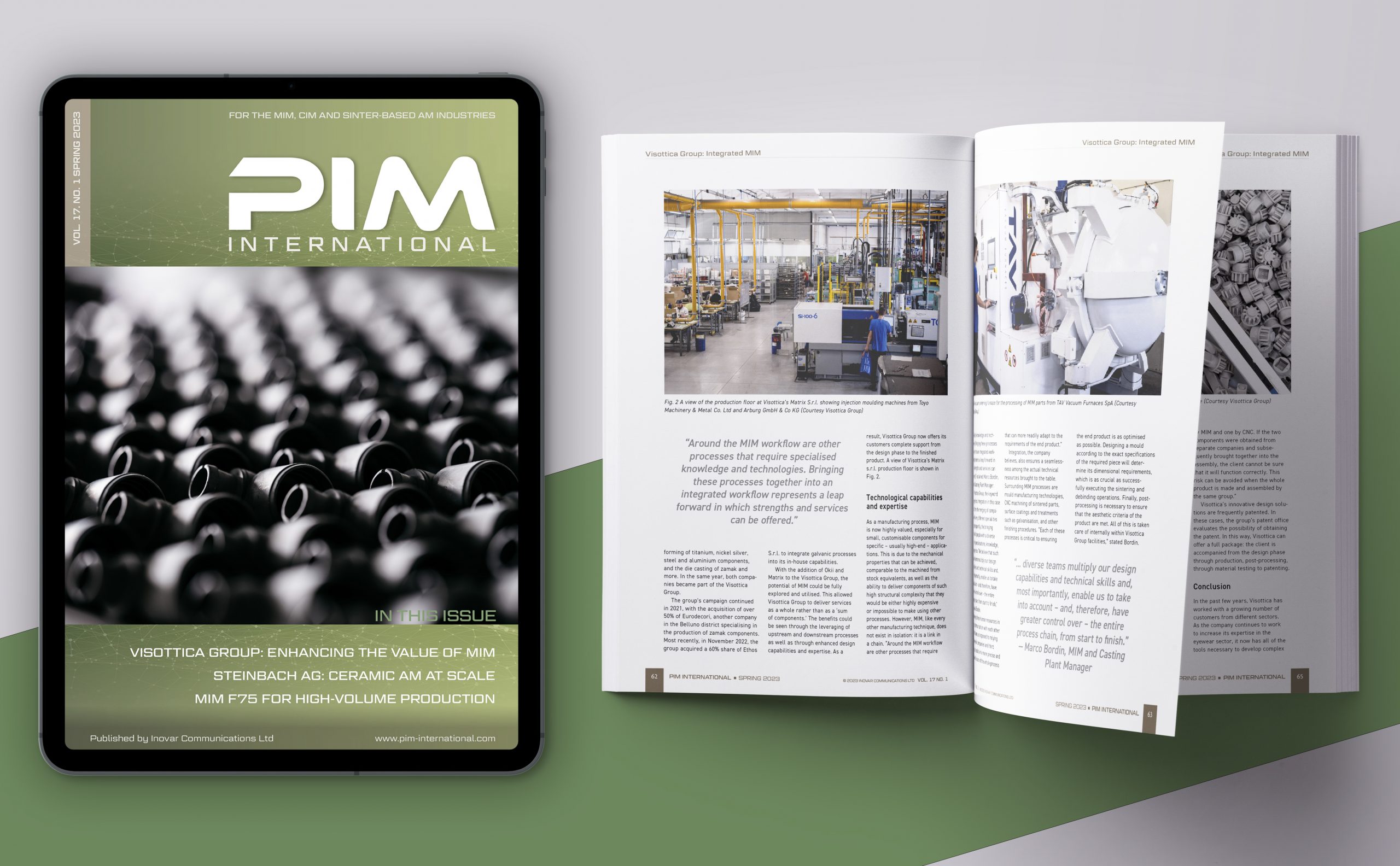 Spring 2023 issue of PIM International magazine
