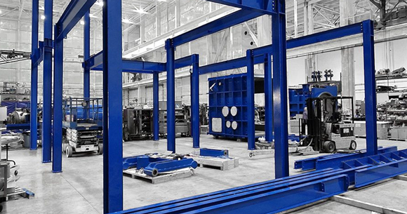 The new facility will house fabrication, welding, small assemblies, and other manufacturing machinery (Courtesy Retech)