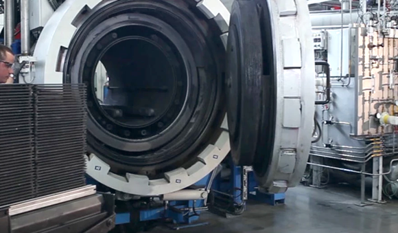 In the manufacturing stage, the cemented carbide parts are sintered at around 1,500°C for approximately 24 hours (Courtesy Ceratizit)