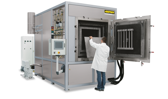 Nabertherm offers a range of furnaces for the heat treatment of metals, including cold-wall retort furnaces for sintering Metal Injection Molding components (Courtesy Nabertherm GmbH)