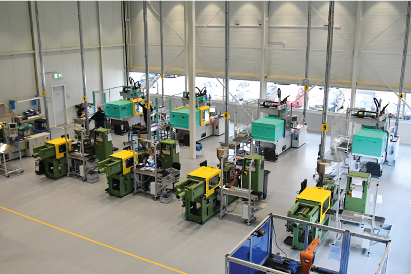 Fig. 1 Injection moulding operations at Demcon MIM's facility in Enschede, the Netherlands (Courtesy Demcon MIM)