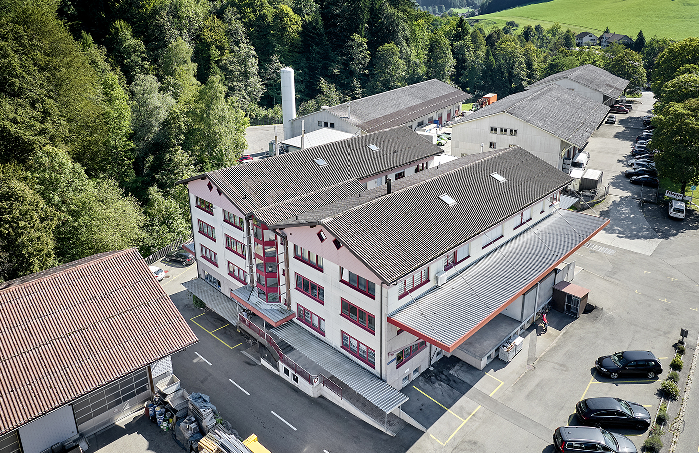 Fig. 1 Buildings at the Parmaco MIM facility in Fischingen, Switzerland (Courtesy Parmaco)