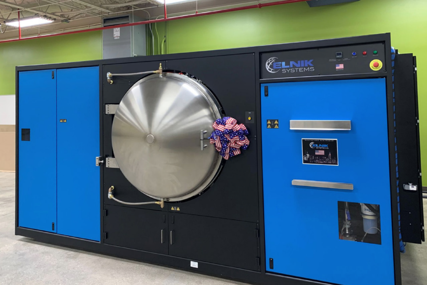 Fig. 4 An Elnik Systems batch vacuum debinding and sintering furnace recently installed at SSI to support its MIM and BJT development program (Courtesy SSI Sintered Specialties)