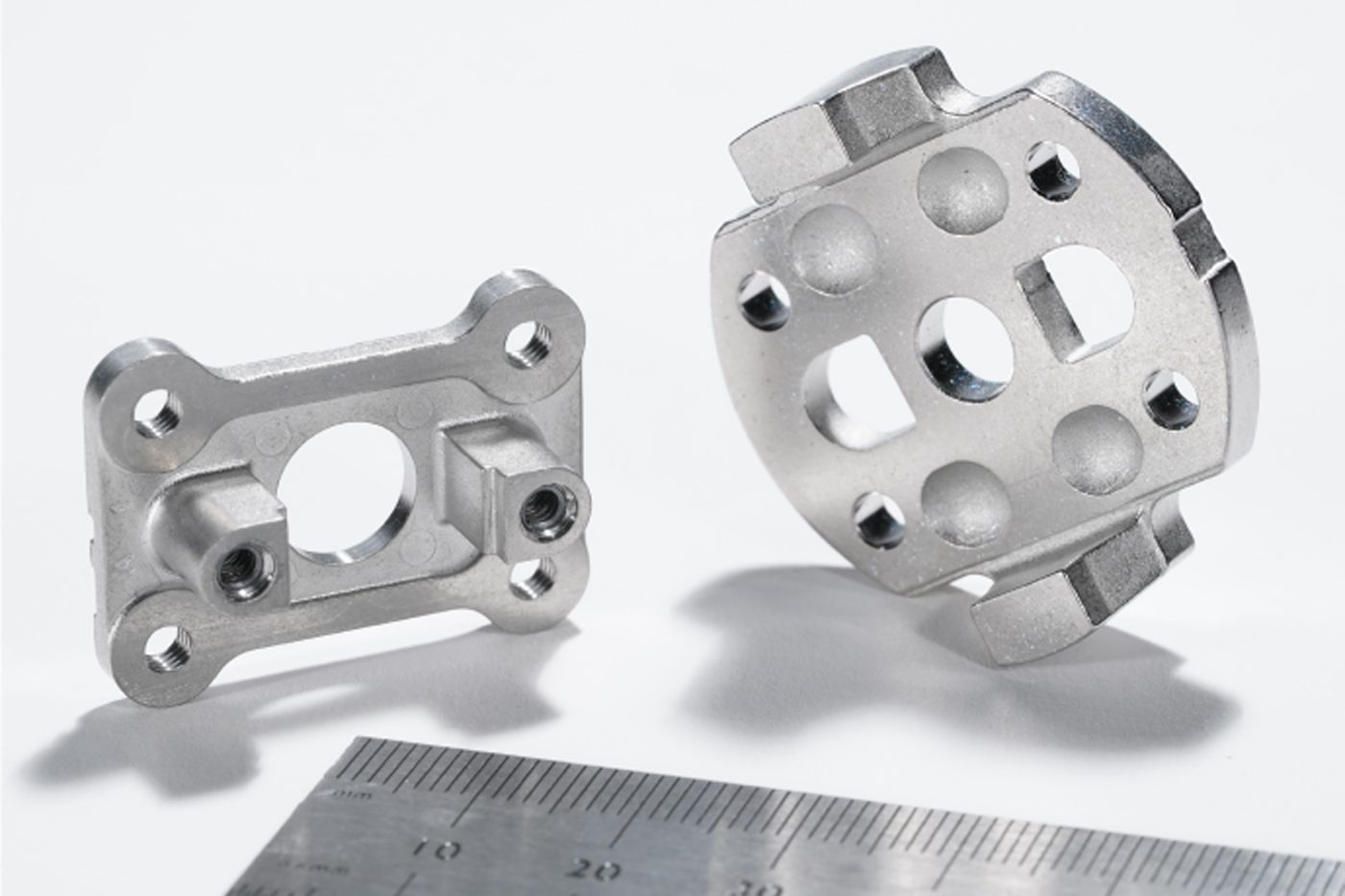Fig. 6 A stator assembly – plate and frame – used in small aerospace servo valves (Courtesy MPIF)