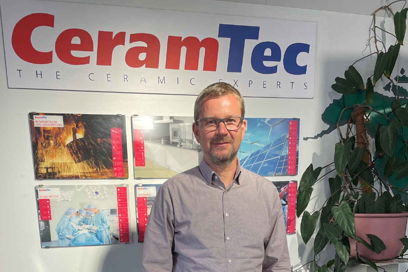 Fig. 2 Claus Falkner, head of the tool shop at CeramTec (Courtesy CeramTec)