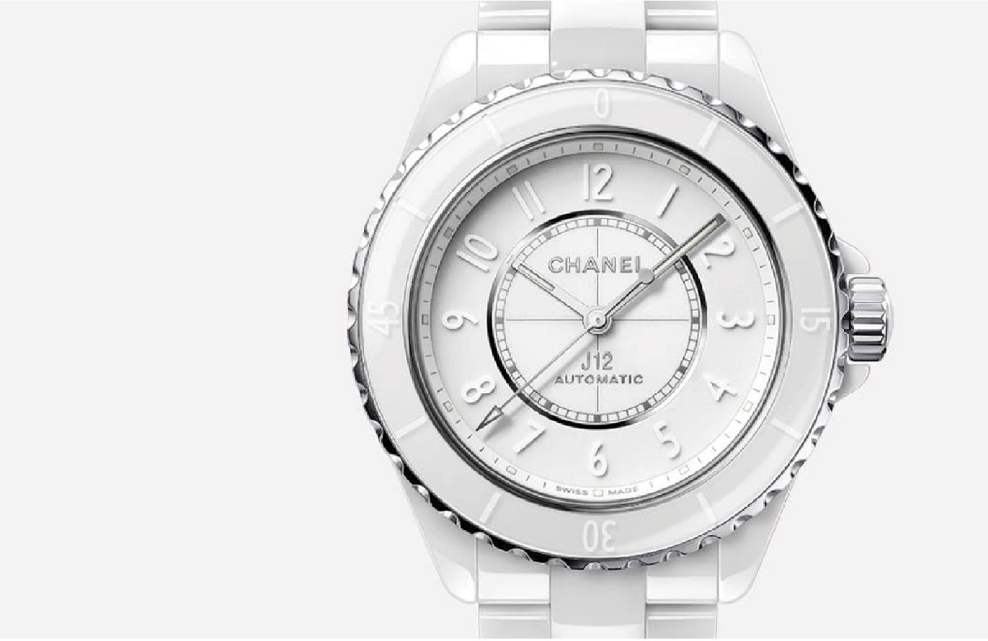 Fig. 1 Chanel’s J12 ceramic watches are amongst the highest profile examples of CIM in the luxury sector. Today, Chanel SAS holds a majority stake in INMATEC (Courtesy Chanel/INMATEC)