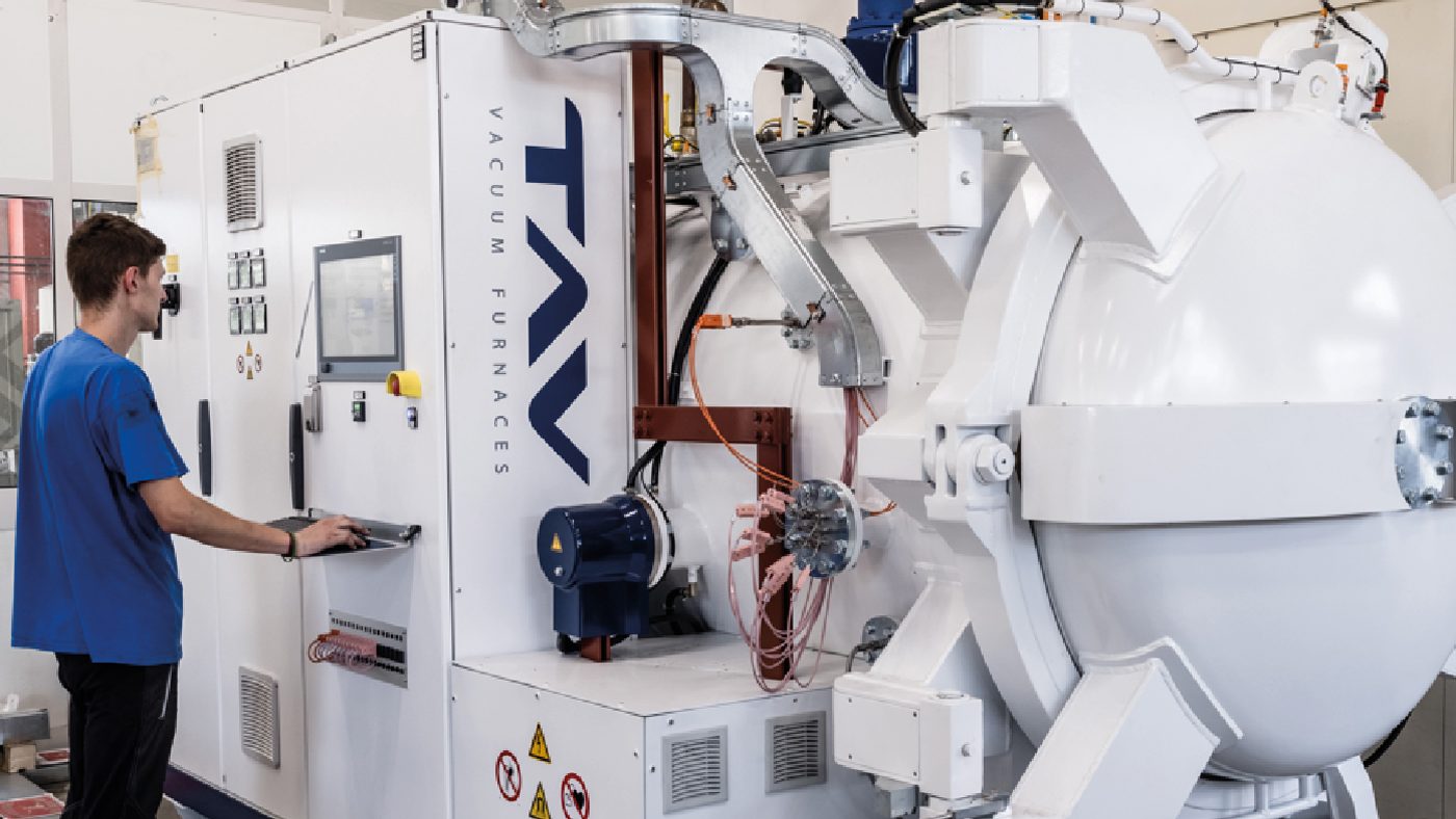 Fig. 3 A vacuum sintering furnace for the processing of MIM parts from TAV Vacuum Furnaces SpA (Courtesy Visottica Group)