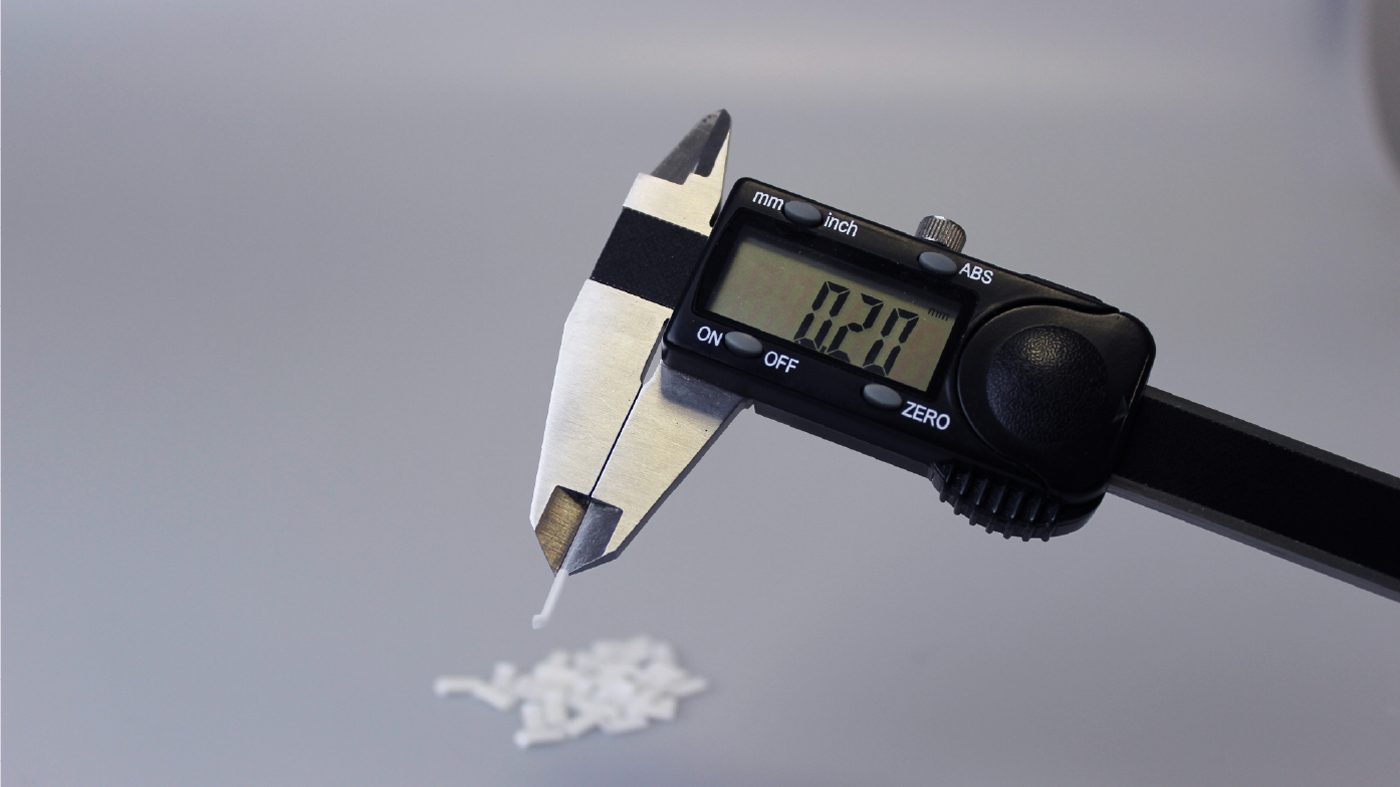 Fig. 3 Each of the ceramic additively manufactured tubes has to have a minimum wall thickness of 200 µm (Courtesy Steinbach AG/Lithoz GmbH)