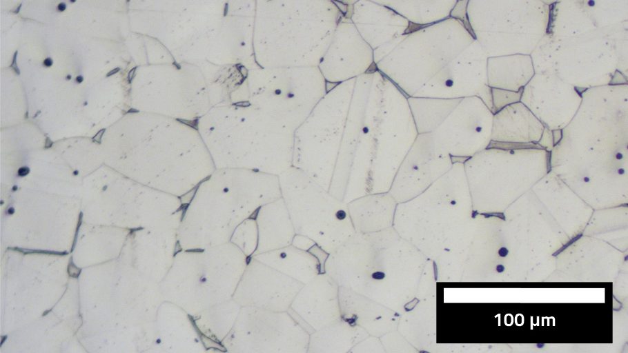 Fig. 10 The microstructure of a 316L stainless steel part produced using 3DEO’s Intelligent Layering process (Courtesy 3DEO)