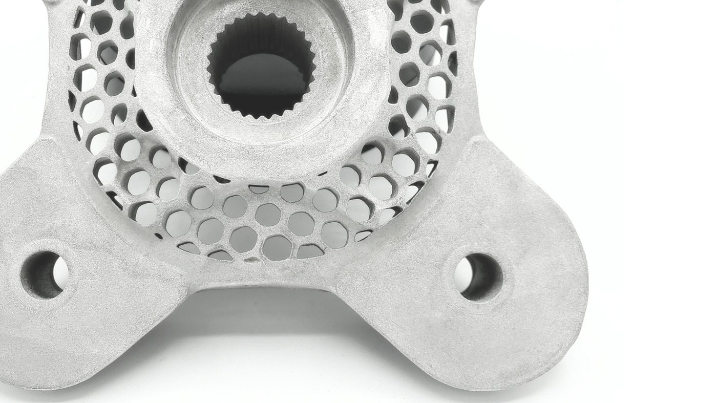 Fig. 15 Detail of a wheel hub replacement part (Courtesy Rohit Reddy, ICAM 2024)