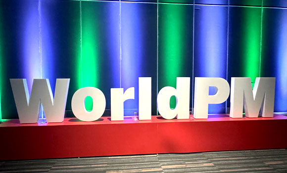 The MPIF president gave his state of the industry report during the WorldPM2026 congress (Courtesy Bernard North)